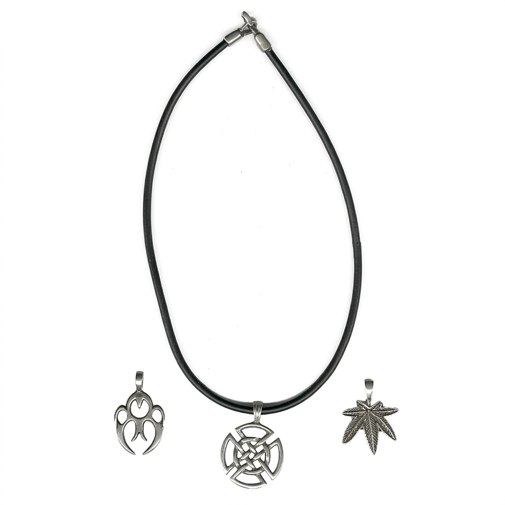 Necklace pewter asst celtic/surf designs
