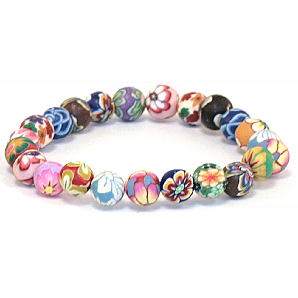 Wholesale Shop for Bracelet Handmade Floral Beads Made With Resin