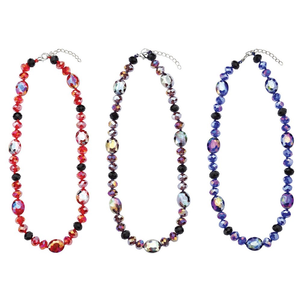 Wholesale Shop for Bead String Necklace Oval And Faceted Beads