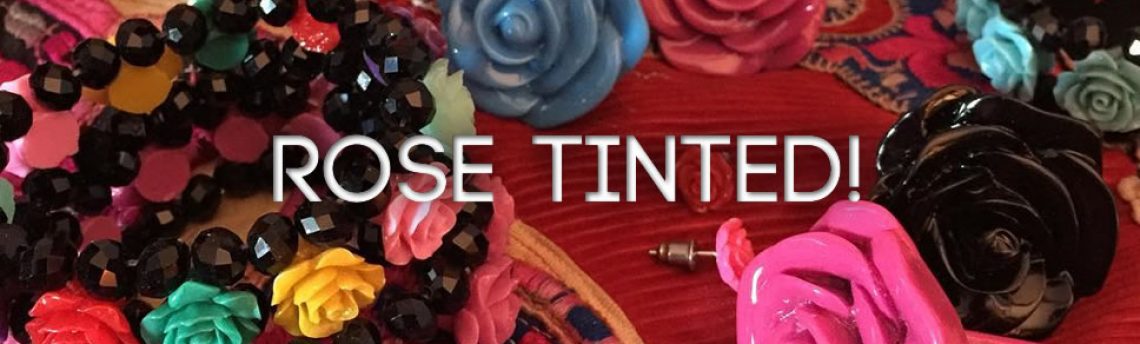 Rose tinted! Resin rose earrings, rings and things…