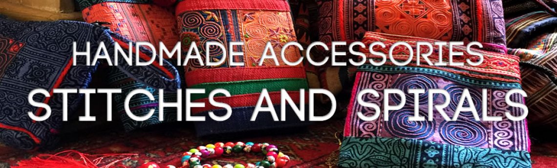 Handmade accessories – stitches and spirals