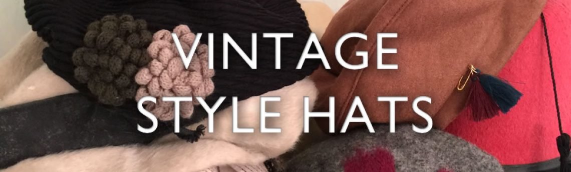 Vintage style hats in fabulous fabrics for year round style.