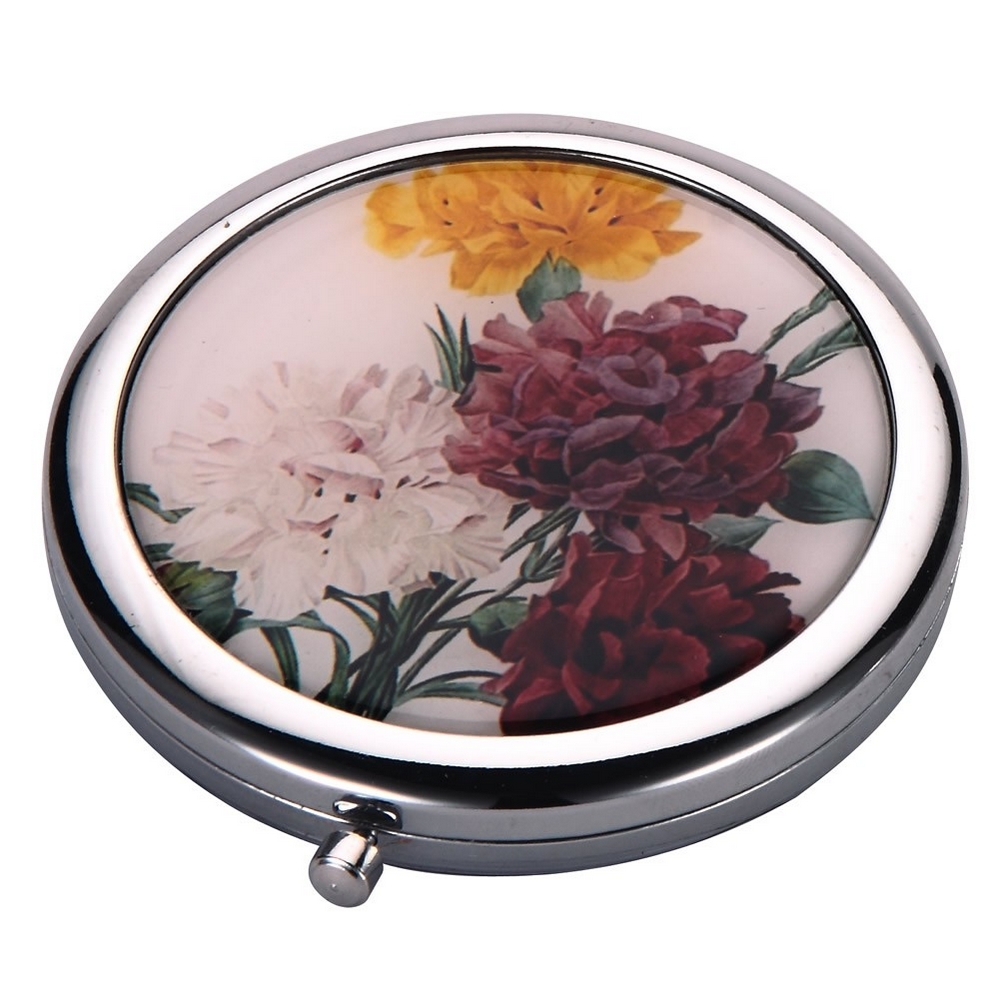 Compact mirror flora botanica carnation multicoloured