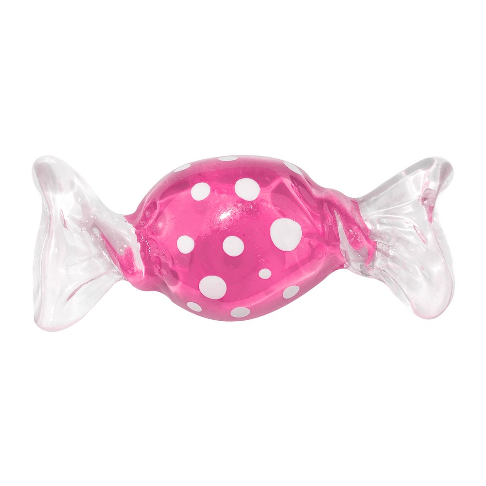 Clutch pin brooch resin candy pink