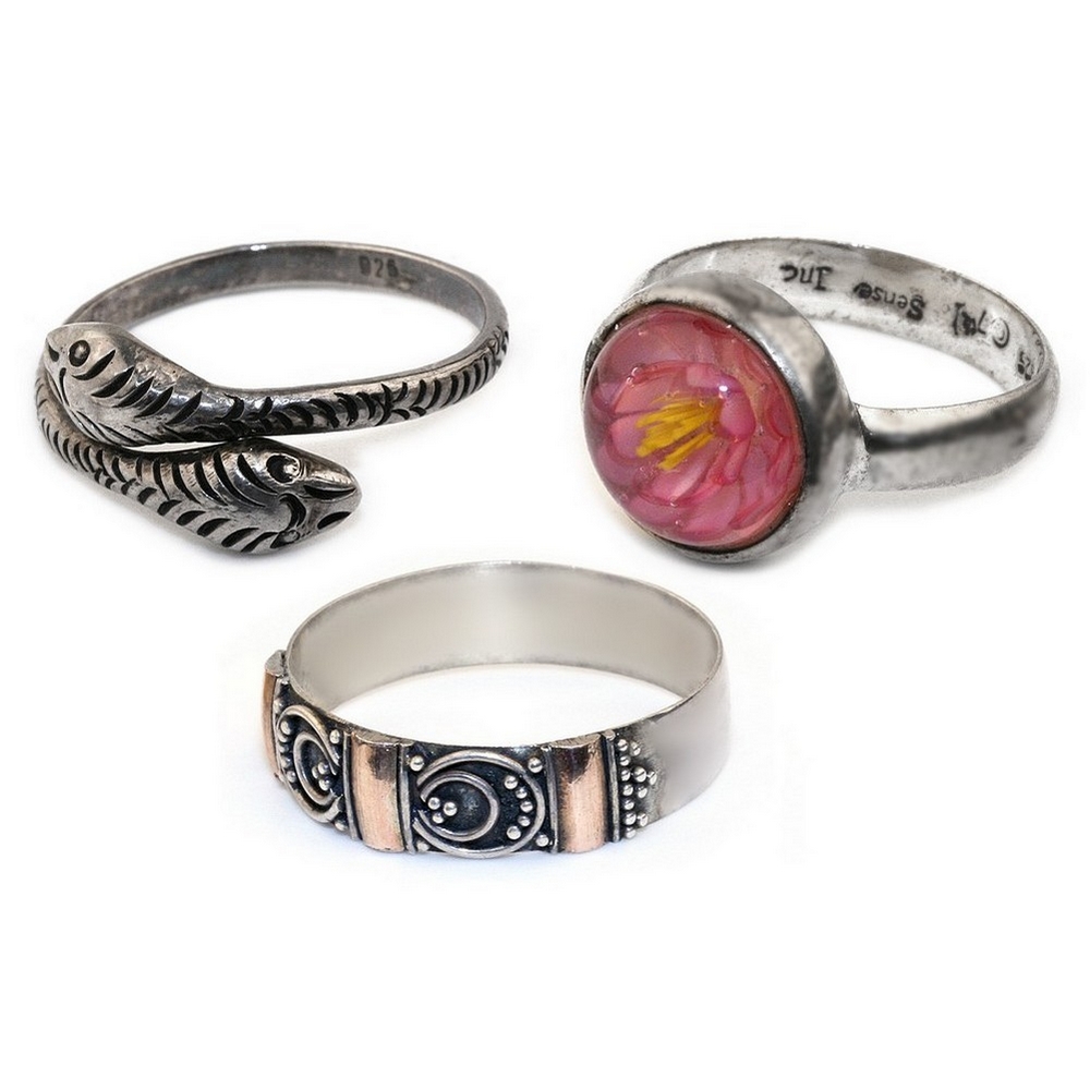Ring 925 silver Ring 925 silver assorted - may vary from photo silver