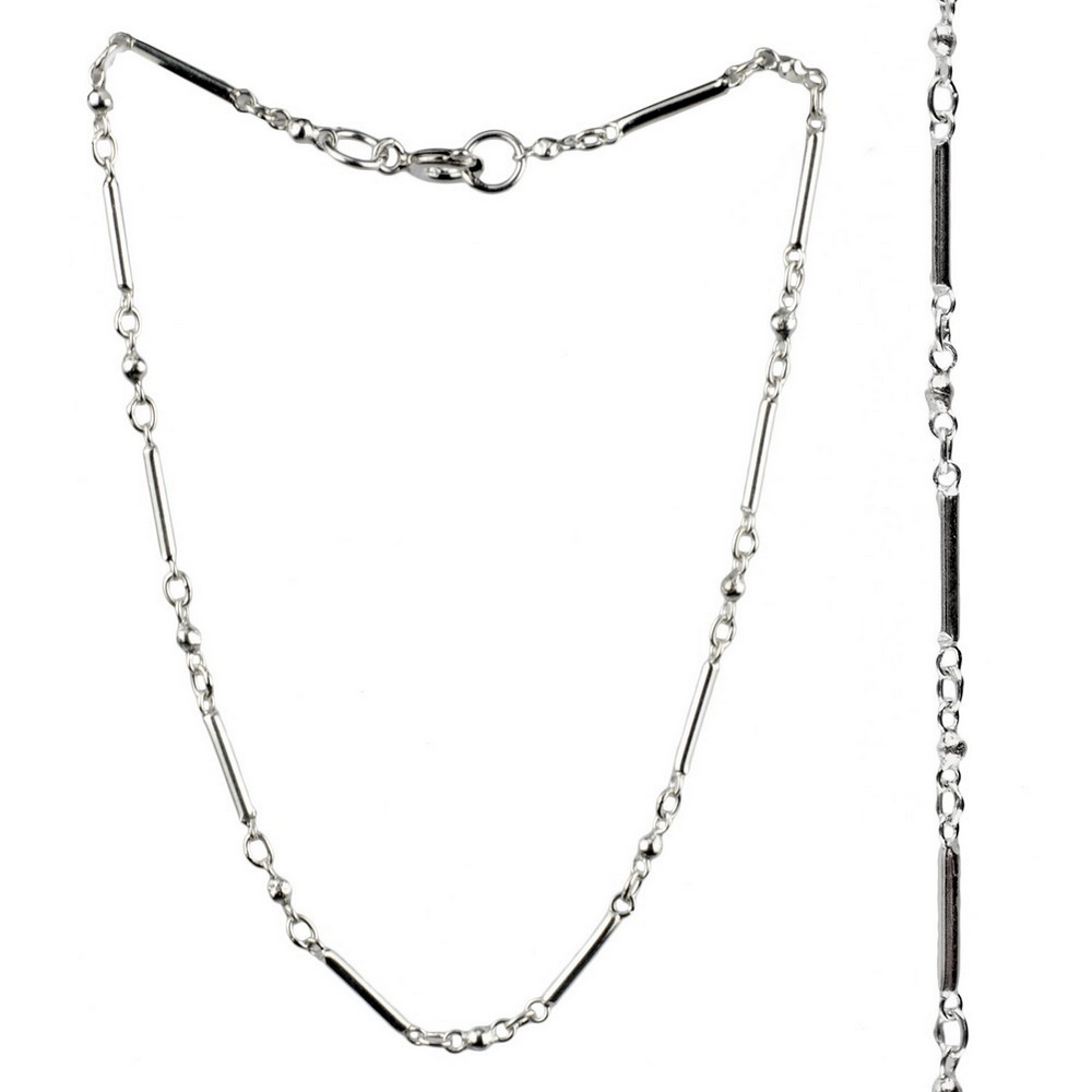 Bracelet 925 silver ball & rod