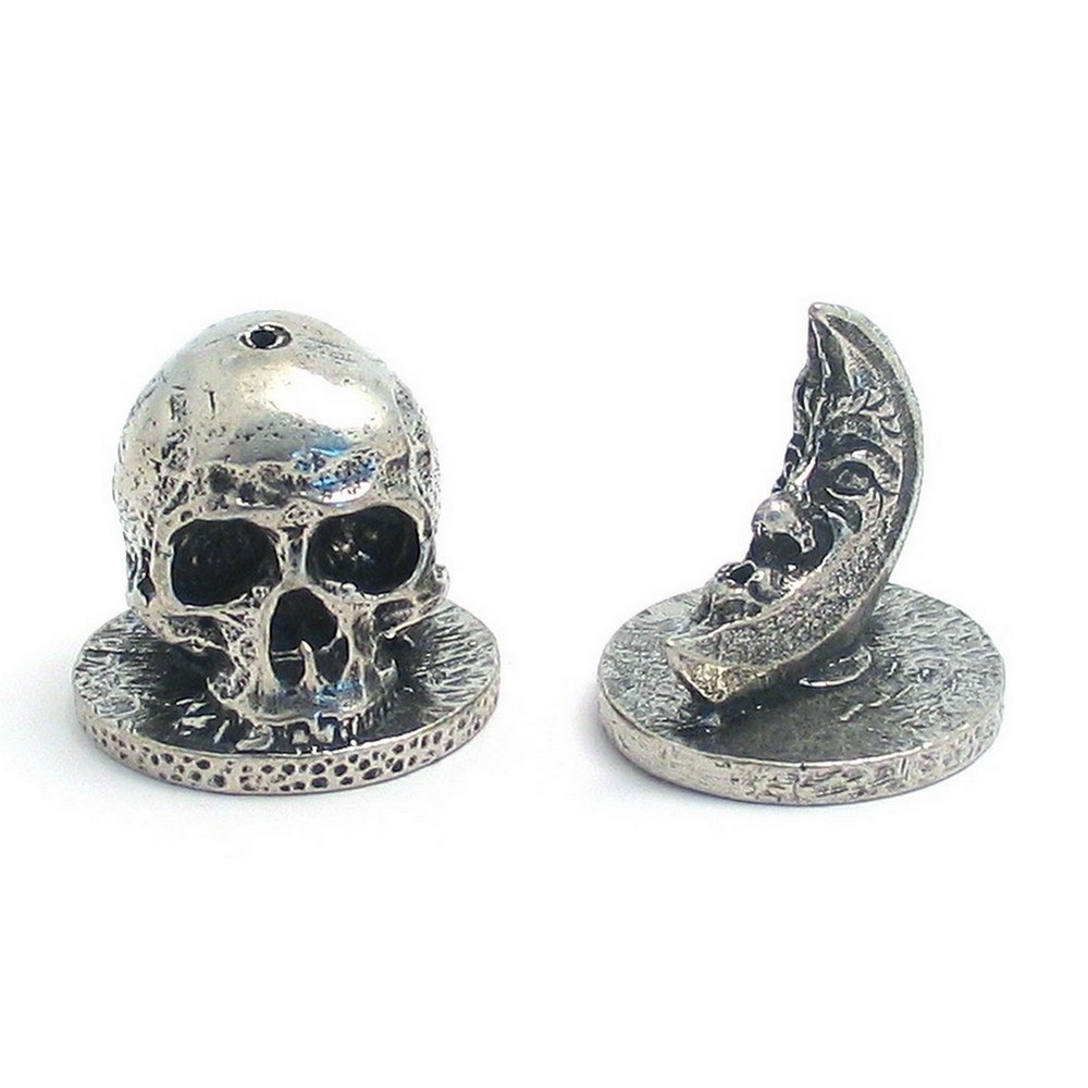 Miscellaneous item pewter incense holders asst designs 13