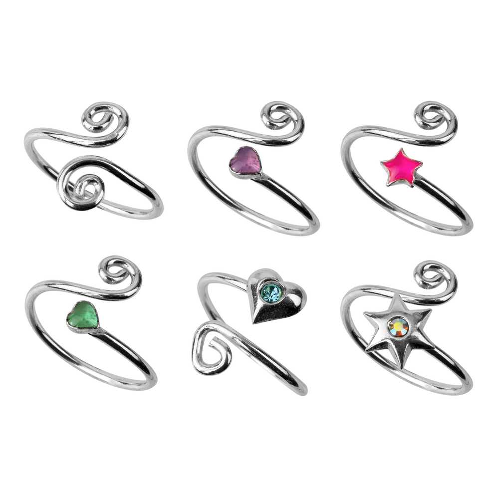 Toe ring 925 silver Wire Designs