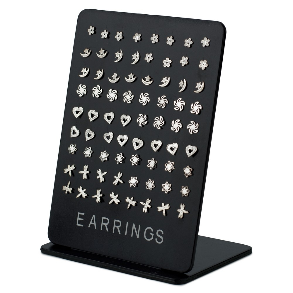Stud earring classic etched designs
