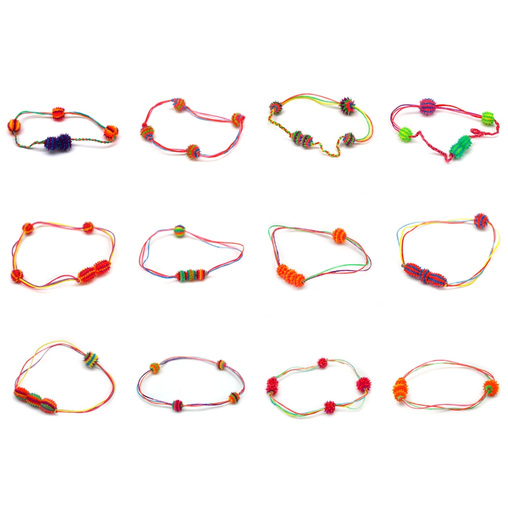 Bracelet ultra violet sensitive asst spikey designs