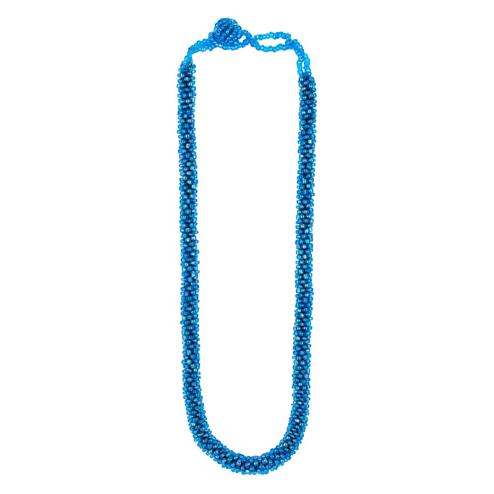 Necklace bead tennis turquoise turquoise