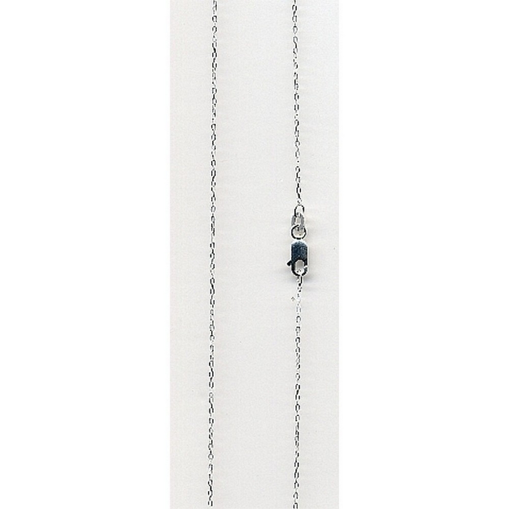Necklace chain 925 silver basic oval link 46cm