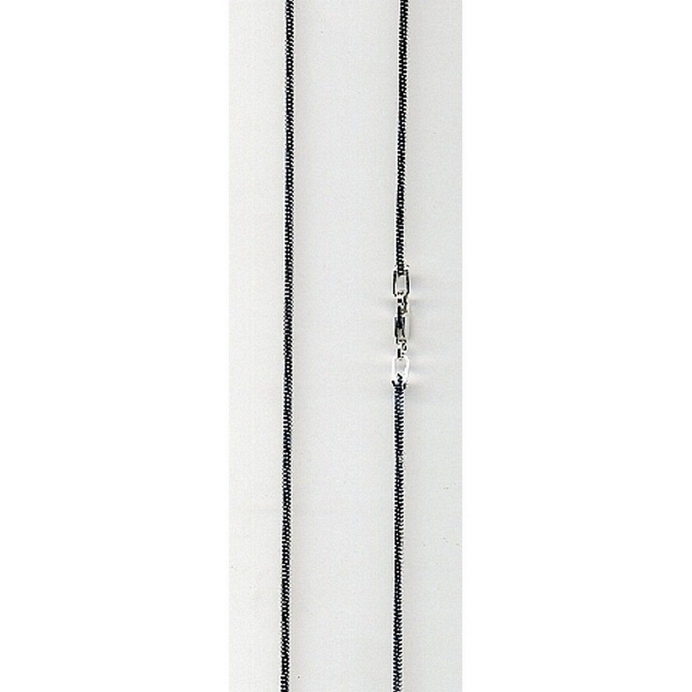 Necklace chain 925 silver square cut snake 78cm