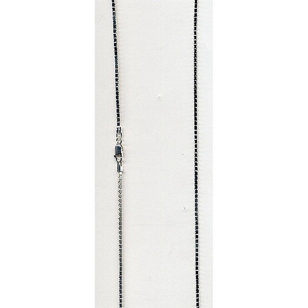 Necklace chain 925 silver mirror box 62cm