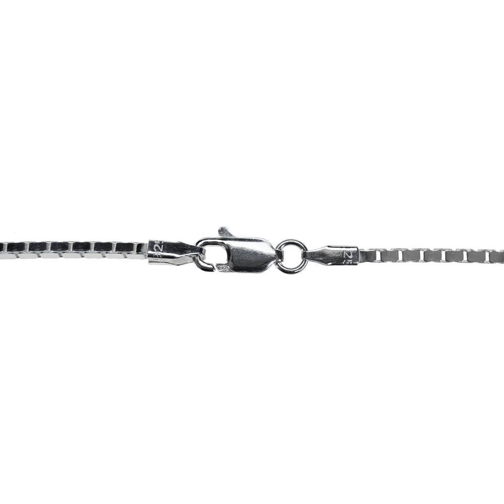 Necklace chain 925 silver mirror box 72cm - Image 2