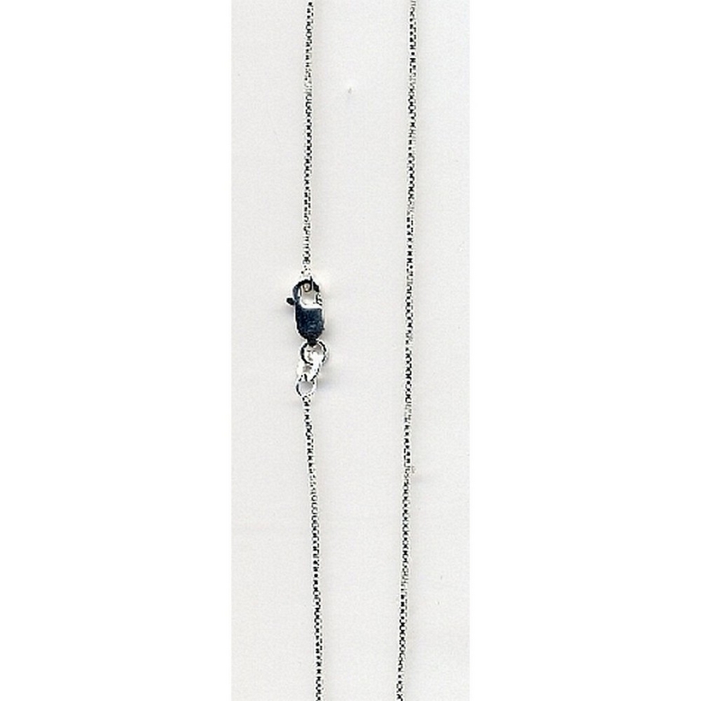 Necklace chain 925 silver fine venetian box smooth 36cm