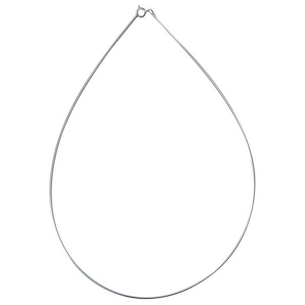 Choker necklace 925 silver fine line