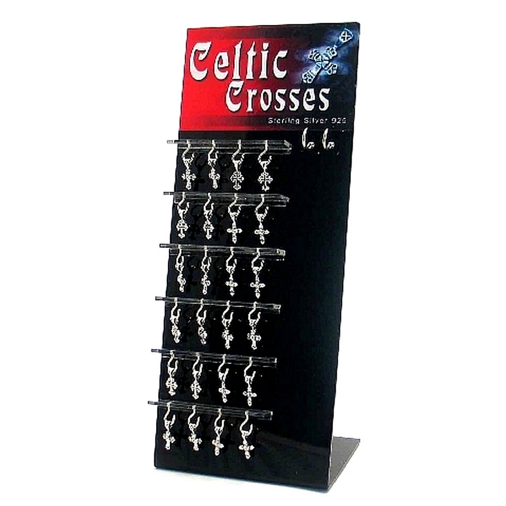 Necklace with a pendant 925 silver celtic crosses