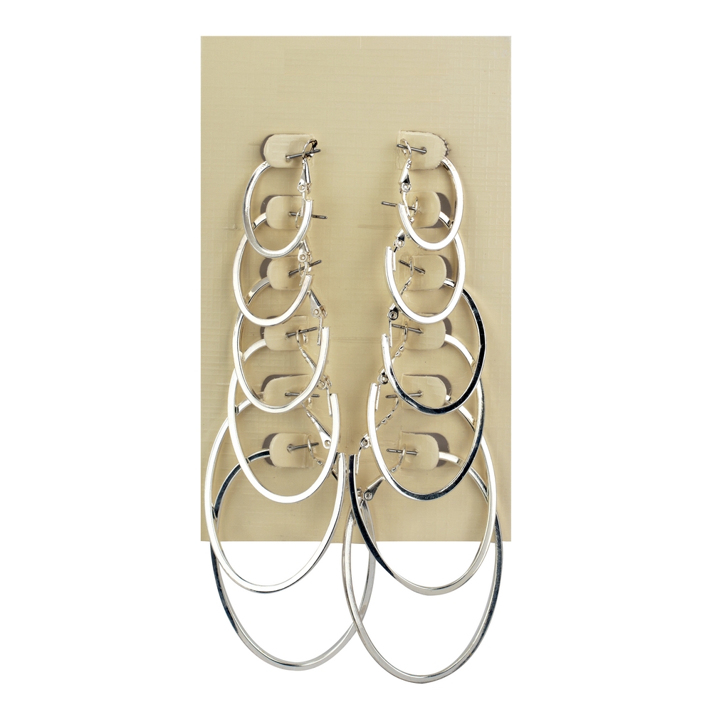 Hoop earring oval