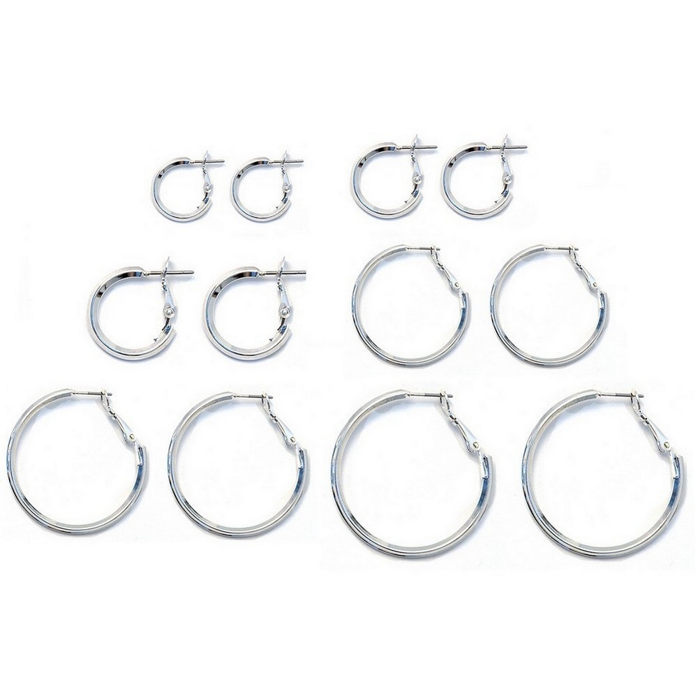 Hoop earring smooth finish