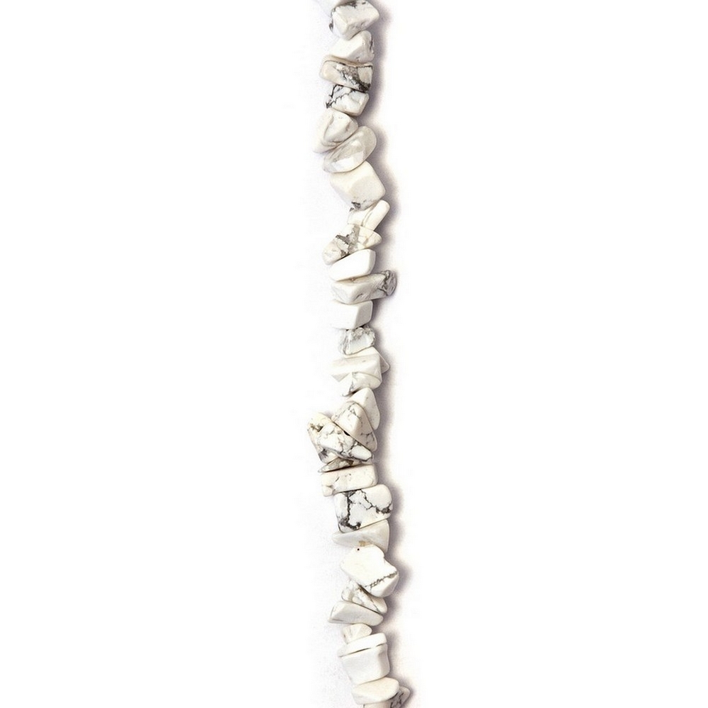 Necklace gem stone howlite