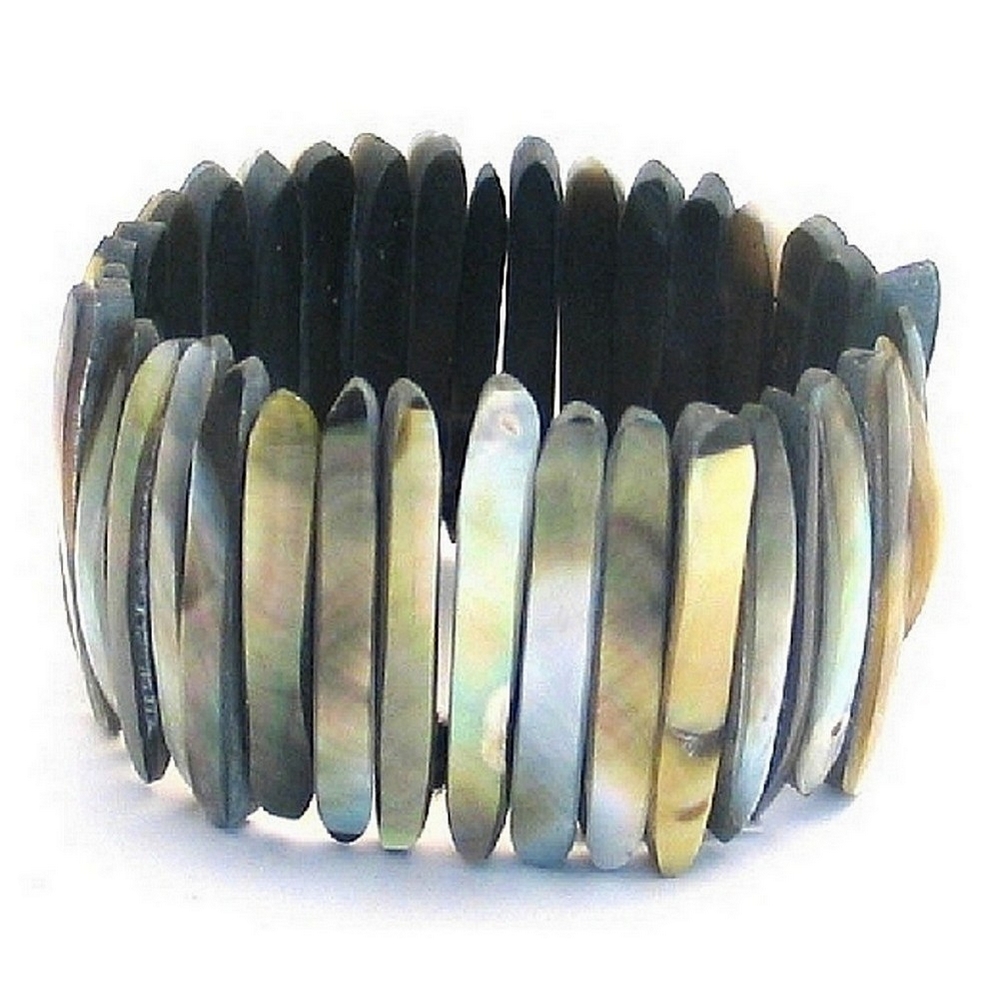 Bracelet shell & resin sticks 40mm
