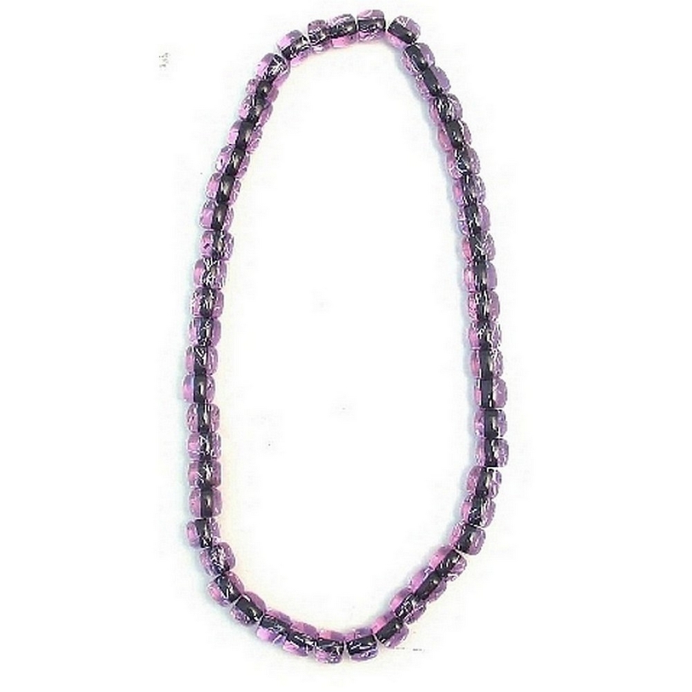 Necklace resin translucent sweetie lilac purple