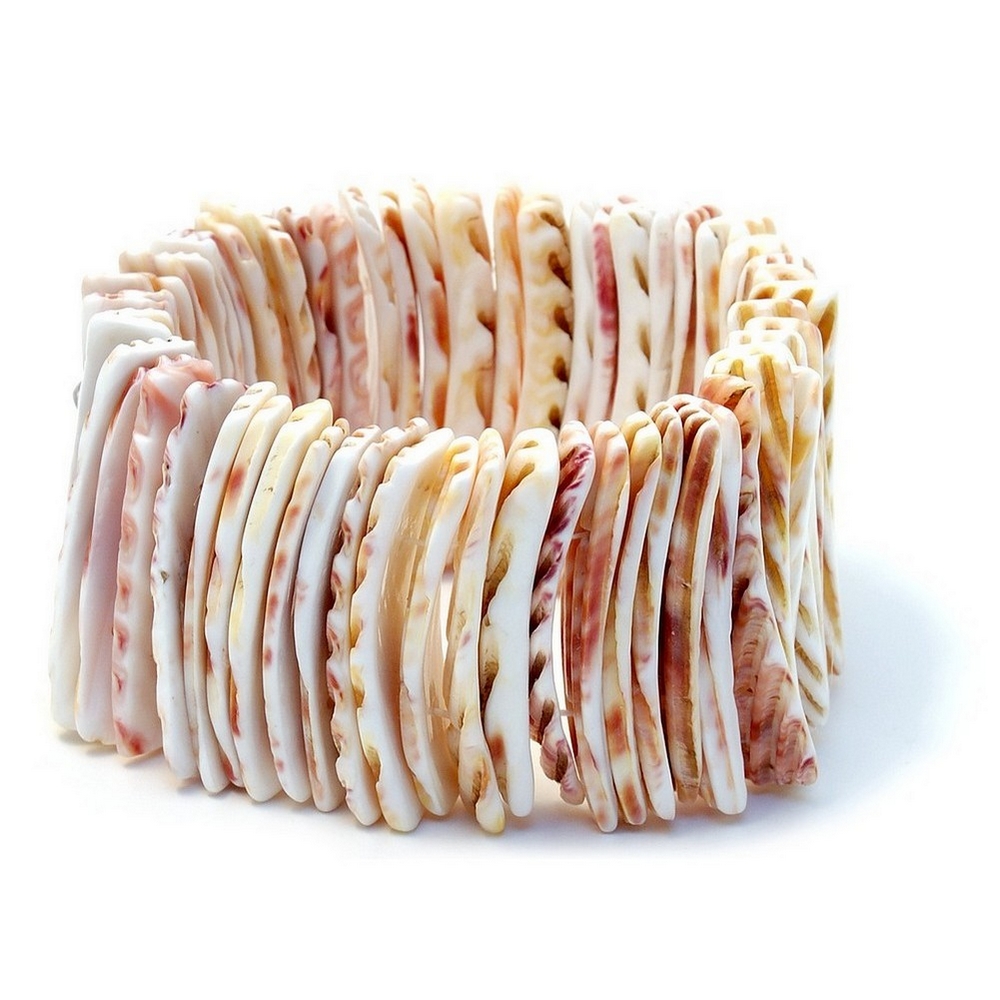 Bracelet shell crinkle 35mm sticks