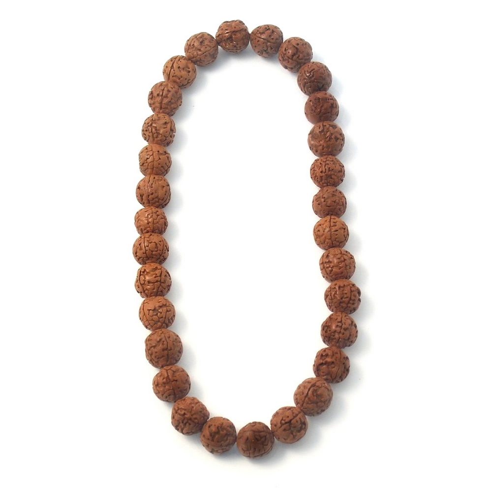 Necklace nut soft burr bead