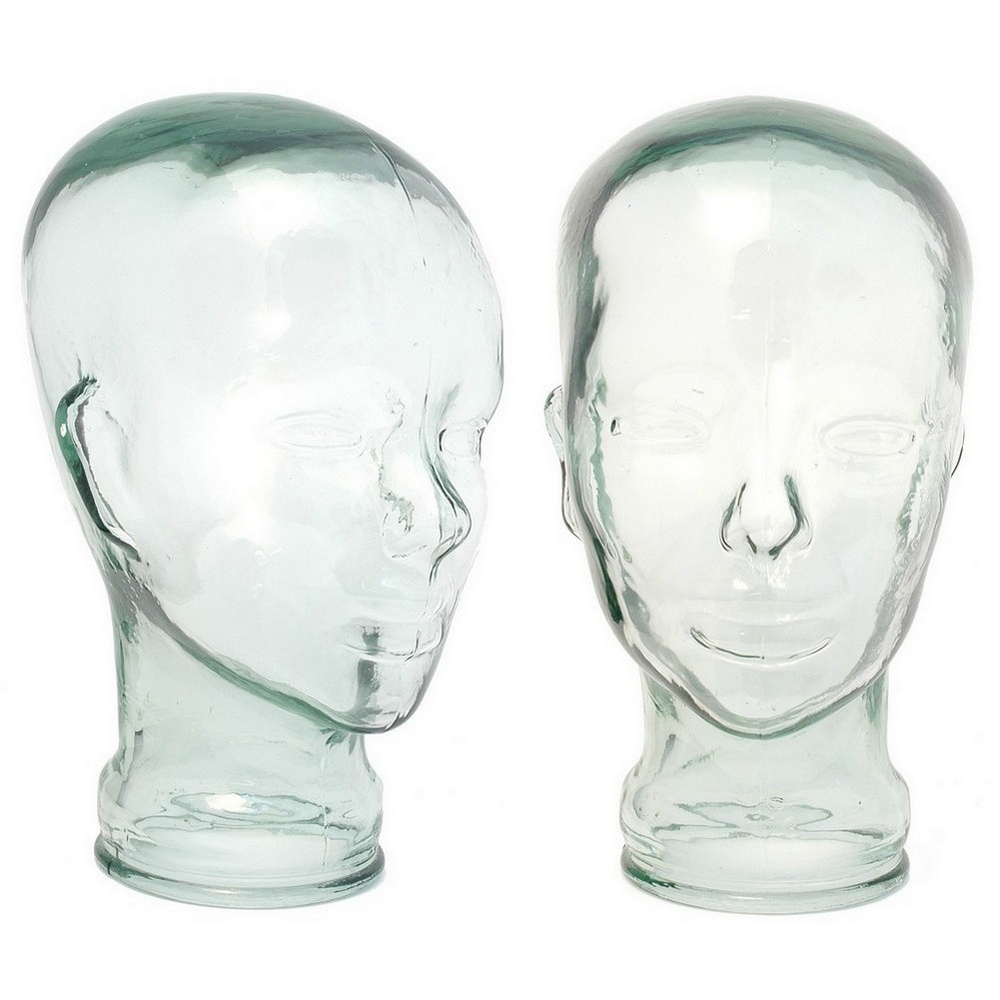 Display aid glass head clear