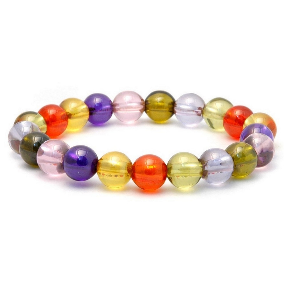 Bracelet cubic zirconium 8mm round
