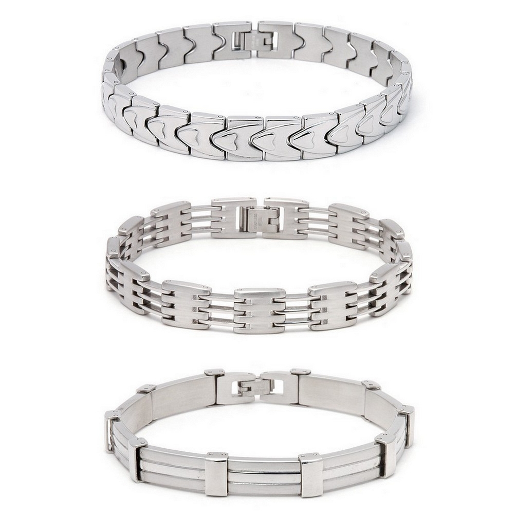 Bracelet mens stainless link