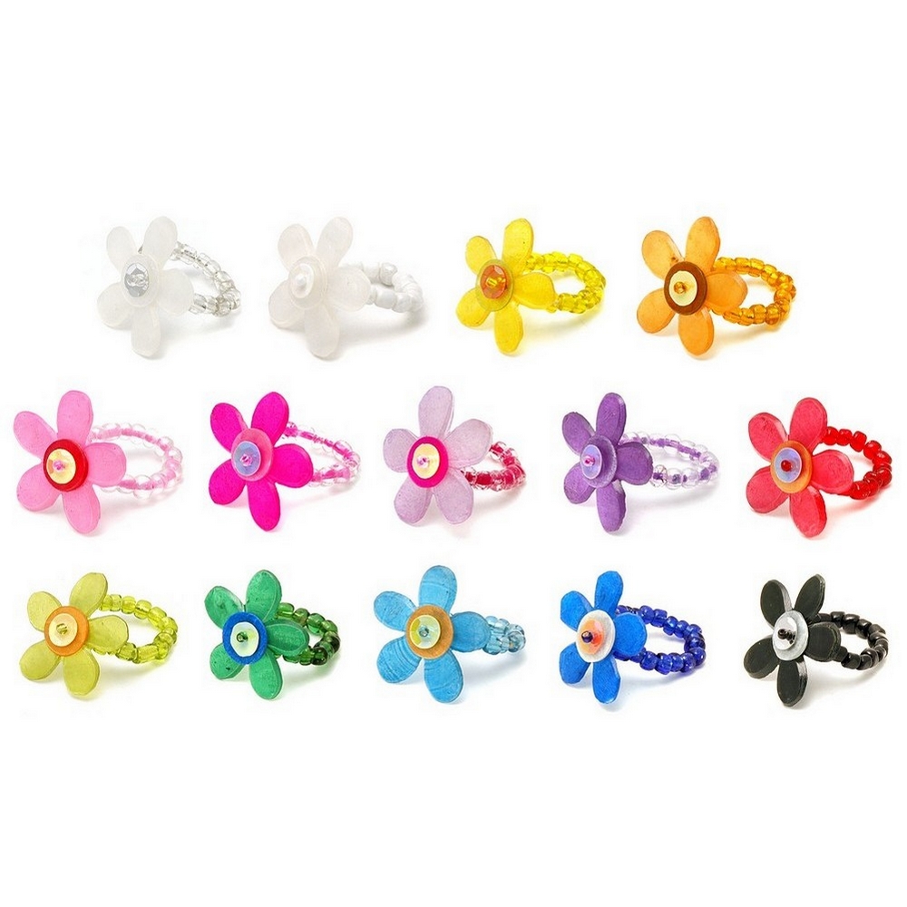 Ring shell & capis shell flower