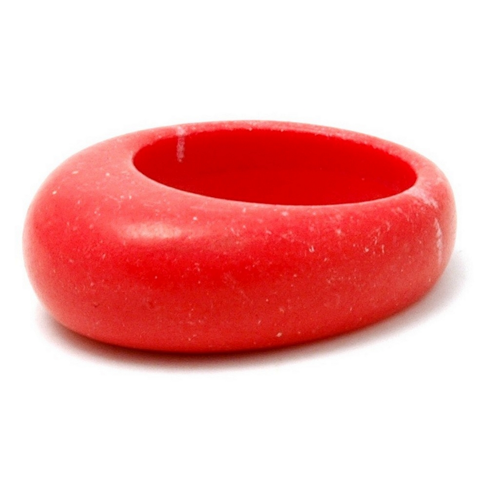 Ring stone dome red
