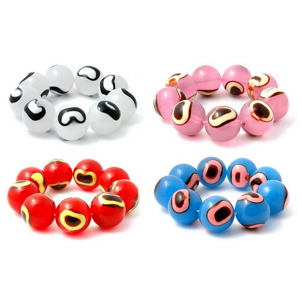 Bracelet resin art beads