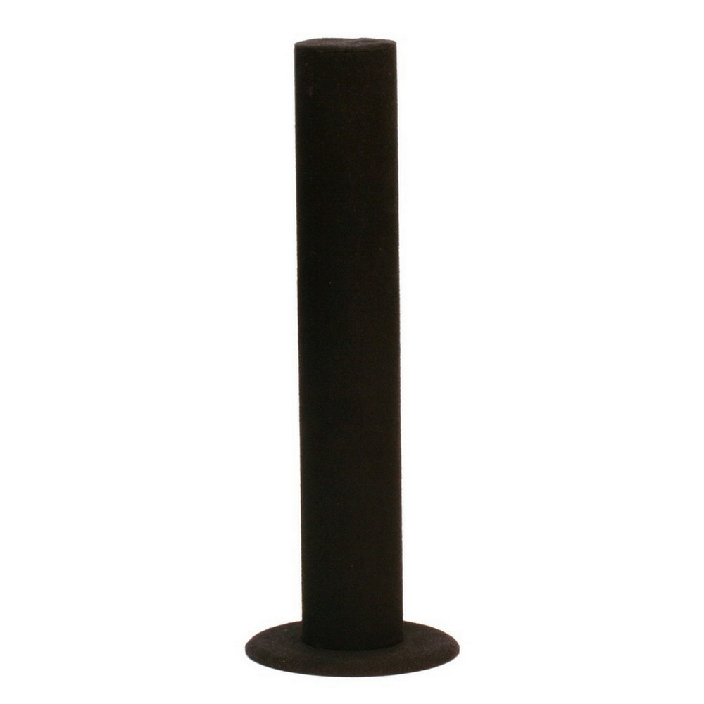 POS stand display velvet covered bracelet pole black black