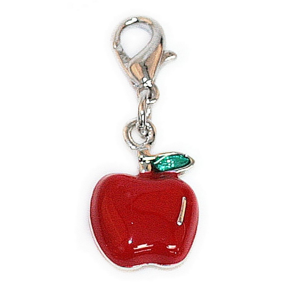 Charm enamel apple