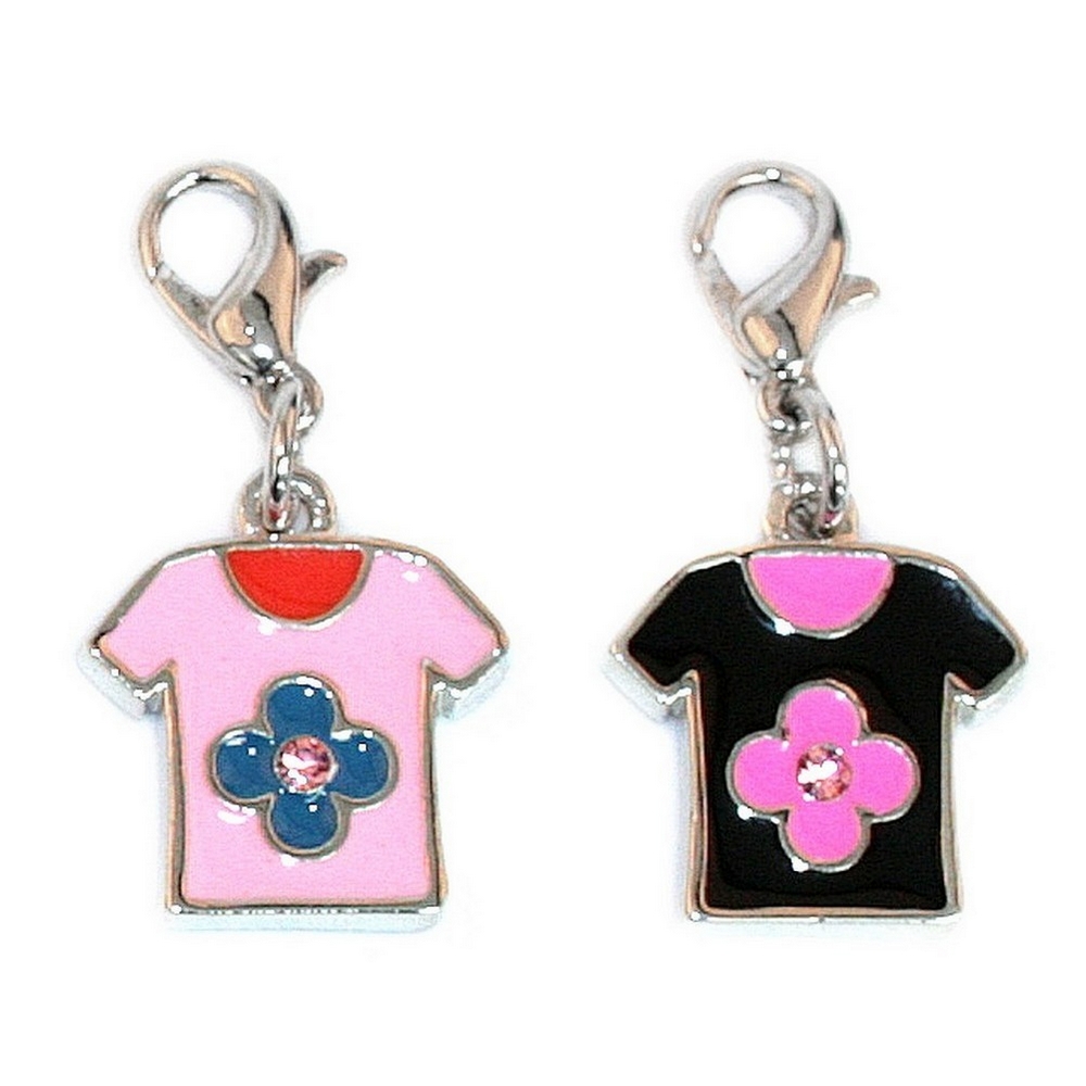 Charm enamel t- shirt