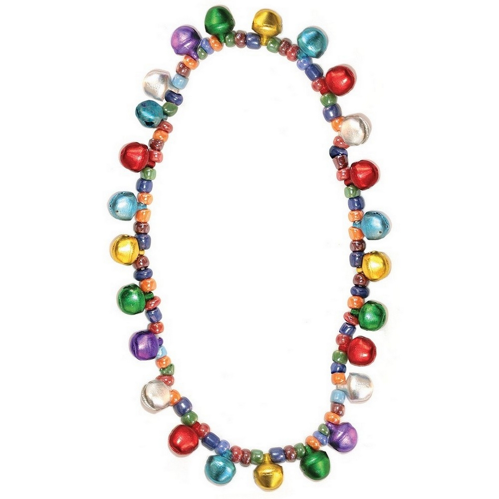 Bead string necklace bells
