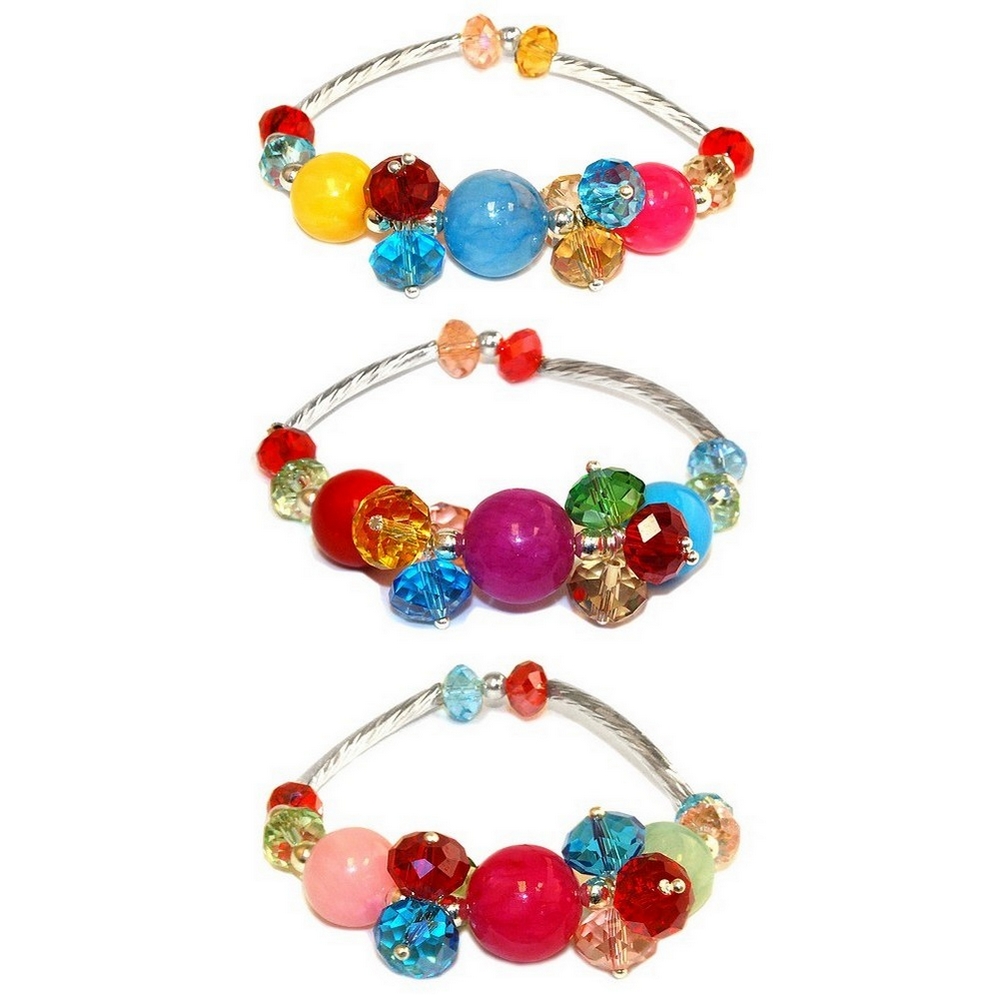 Bracelet glass exotic fruit salad