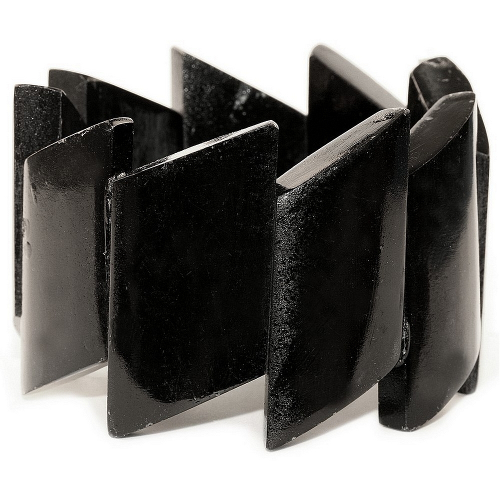 Bracelet bone rhombic black