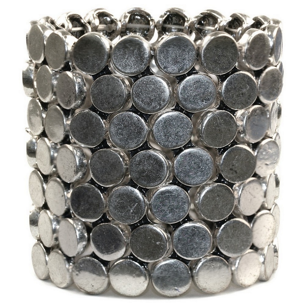 Bracelet discal stretch cuff
