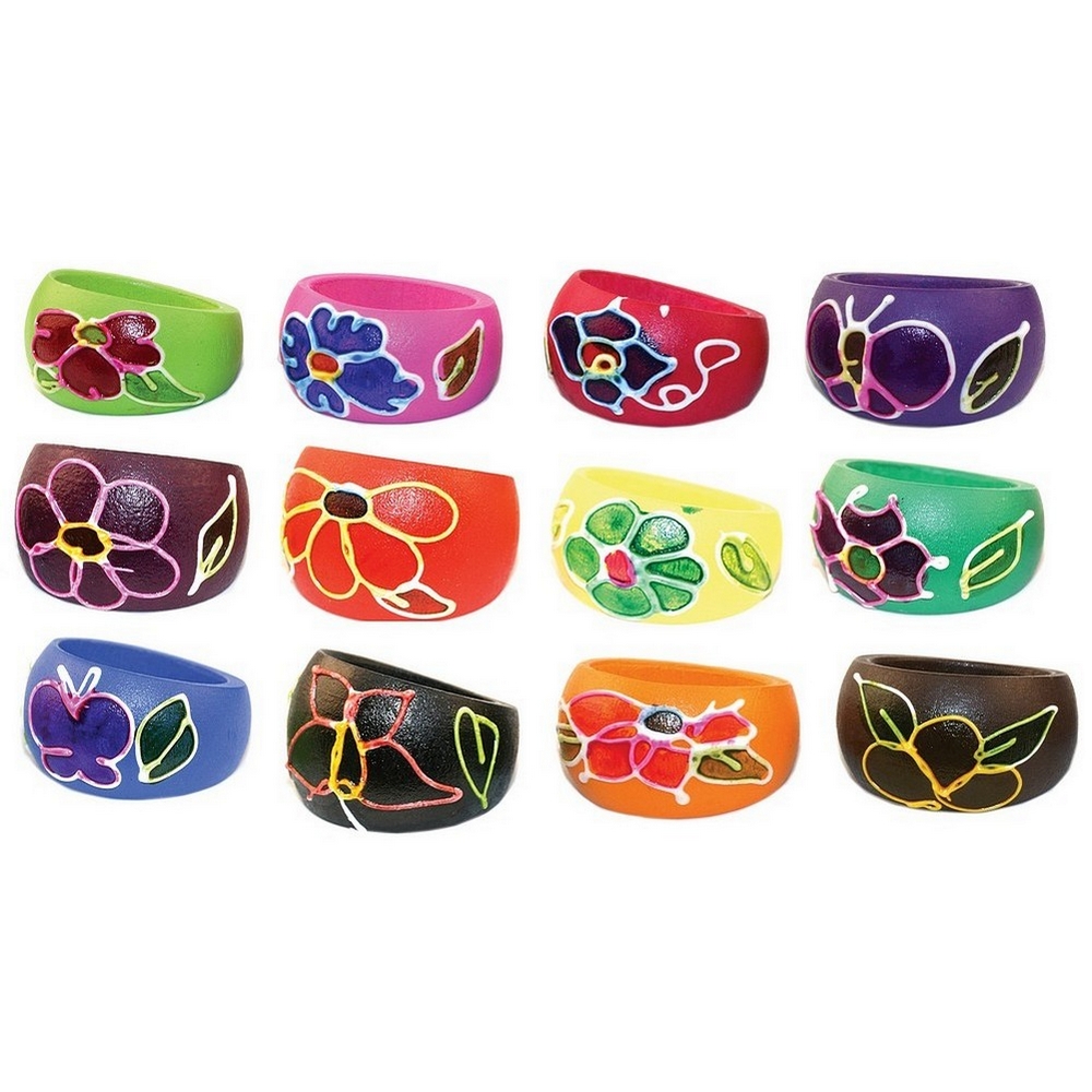 Ring wood painted brights