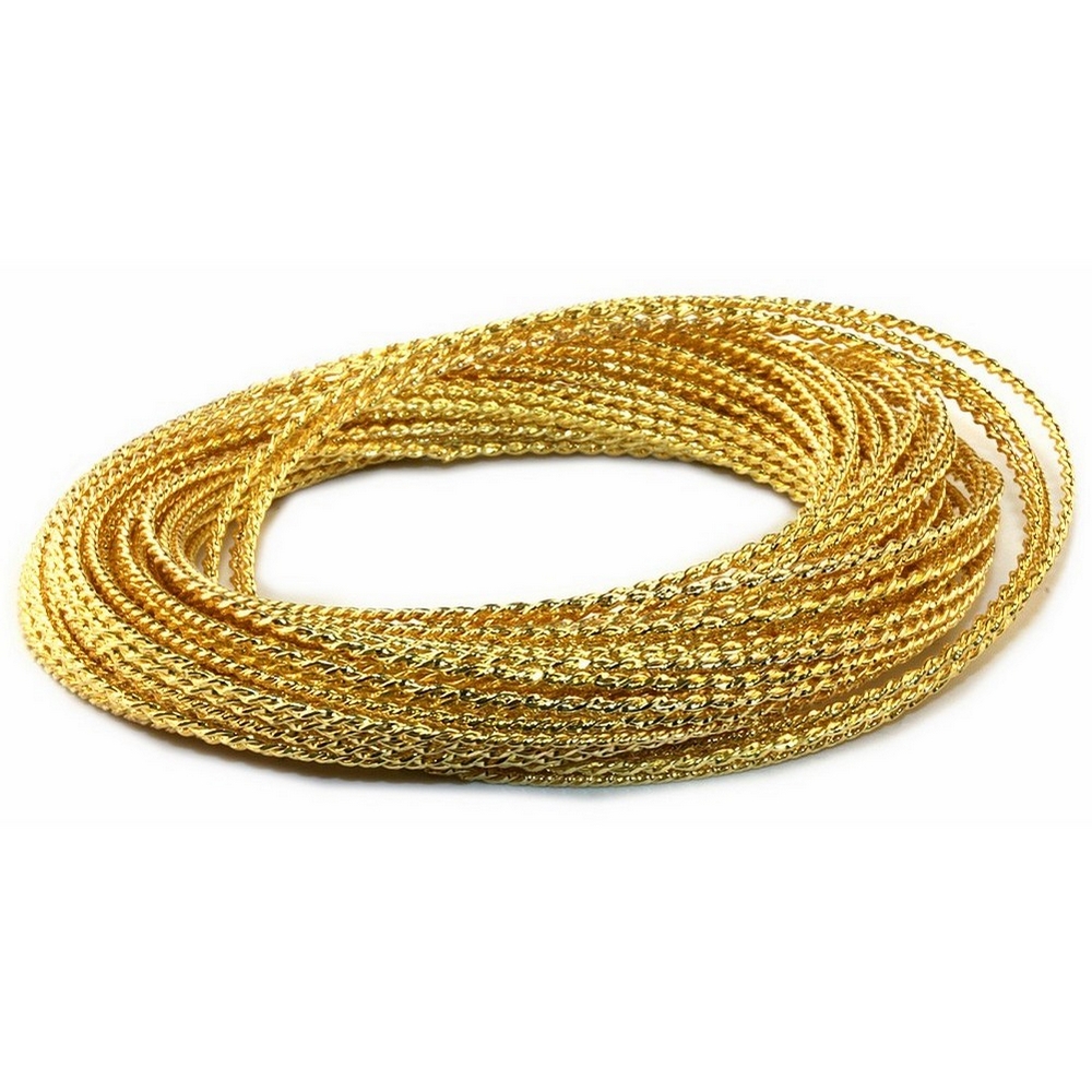 Bracelet gold multi-strand x50