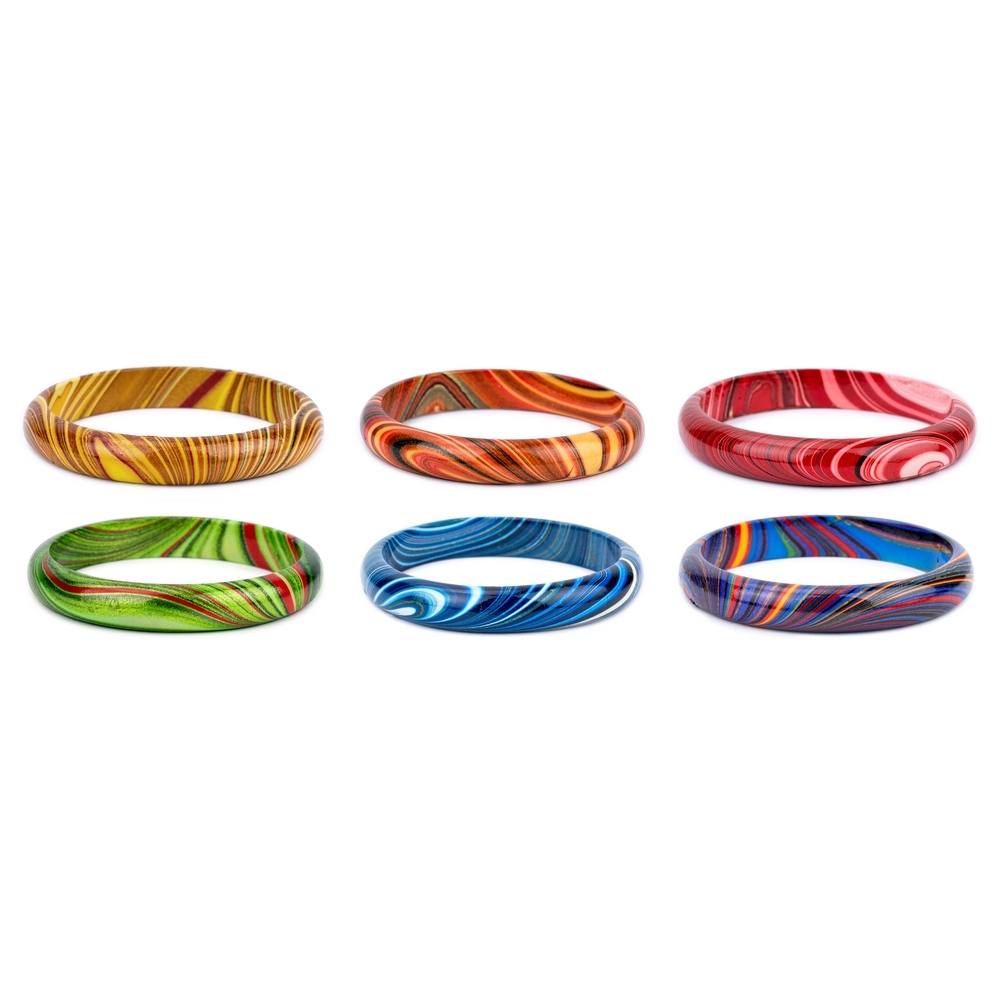 Bangle wood airbrush stripe