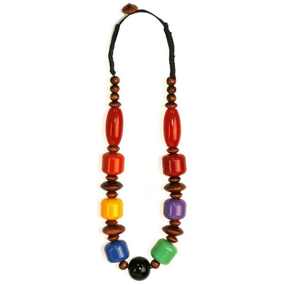 Necklace resin multi