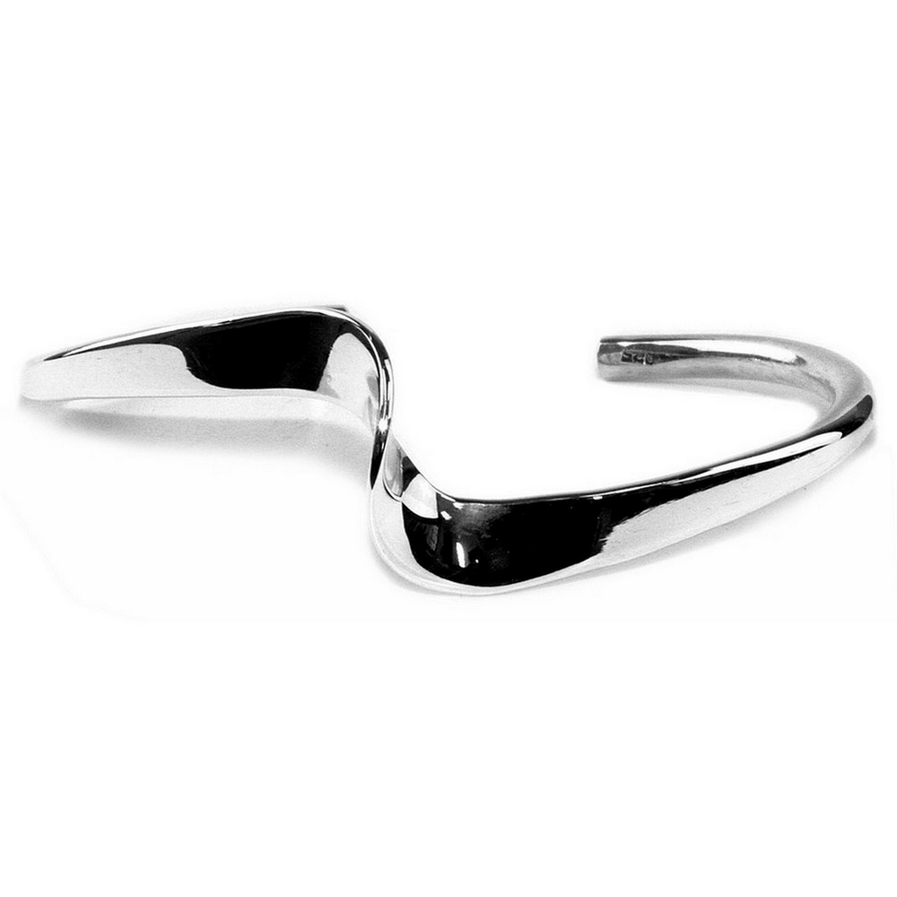 Bangle 925 silver BANGLE	 925 silvr wave