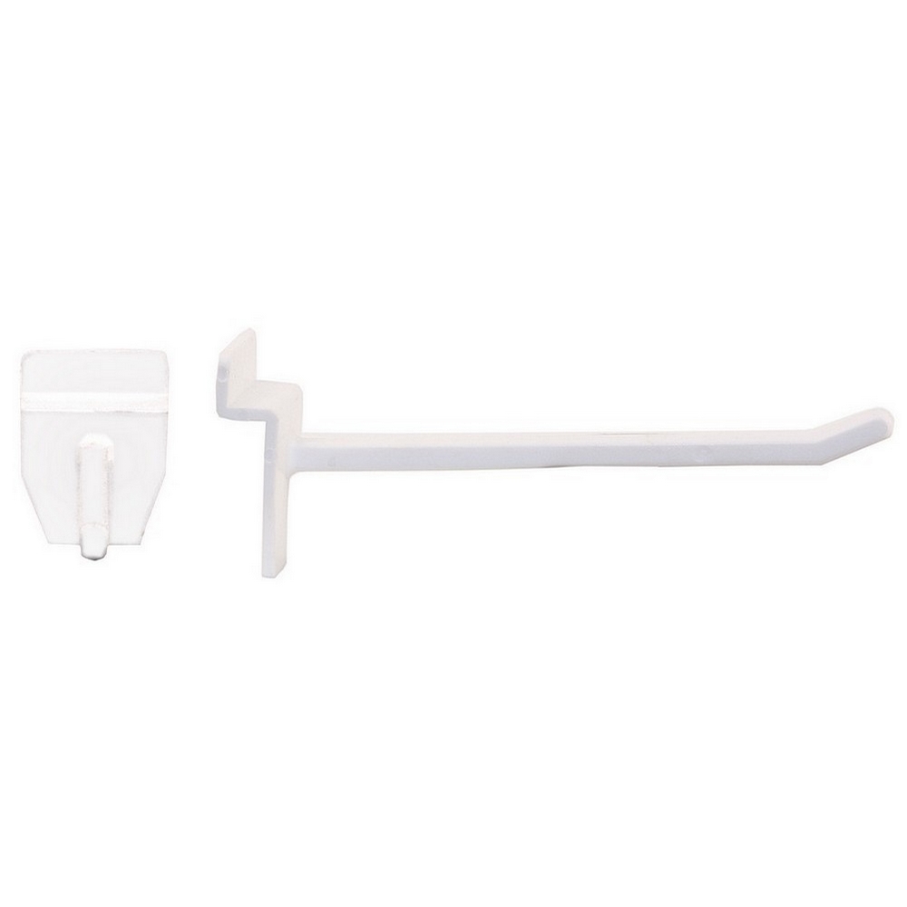 Display aid resin slat wall hook 120 mm