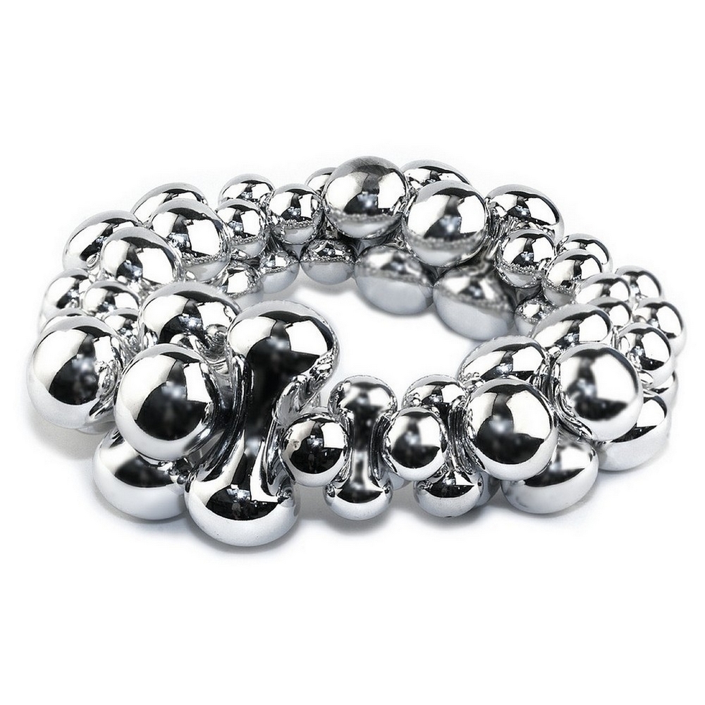Bracelet resin mirror bubble bone