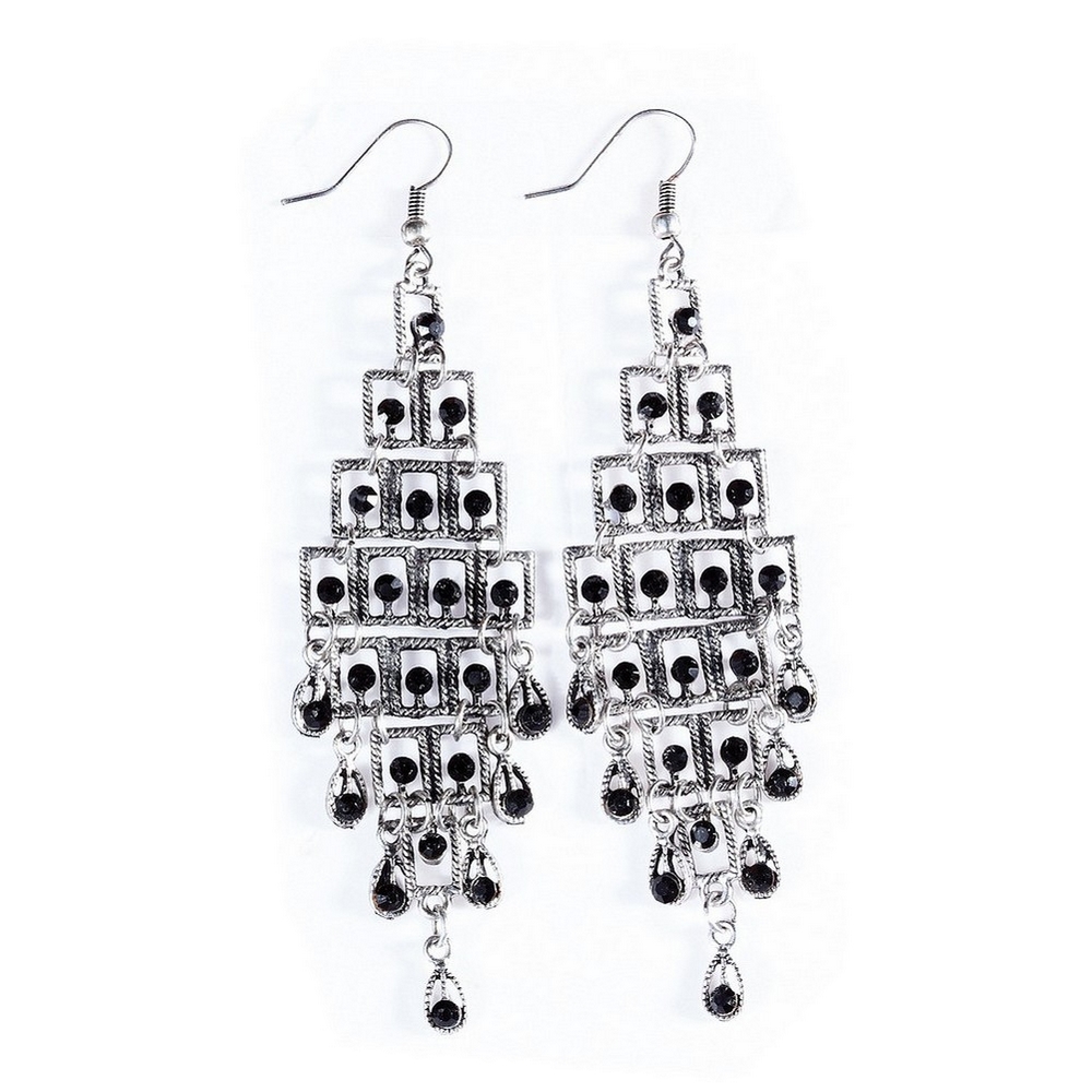 Drop earring square antique 96mm